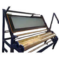 Fabric Inspection With Rolling Machine In Semi Wooden Board And Glass - Color: Customized