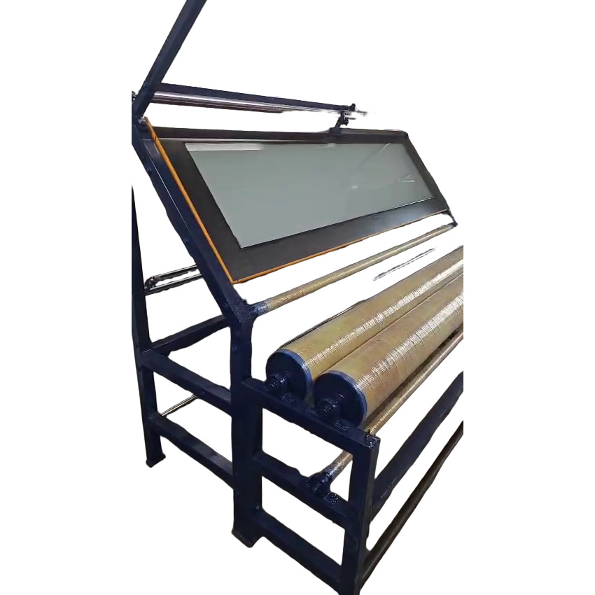 Fabric Inspection with Rolling Machine in Semi Wooden Board And Glass