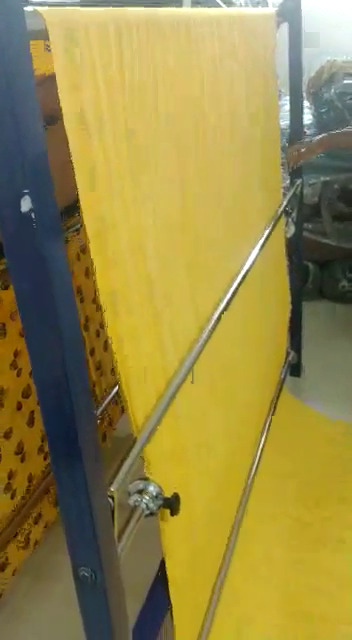 Fabric Inspection With Rolling Machine In Wooden Board - Color: Multiple