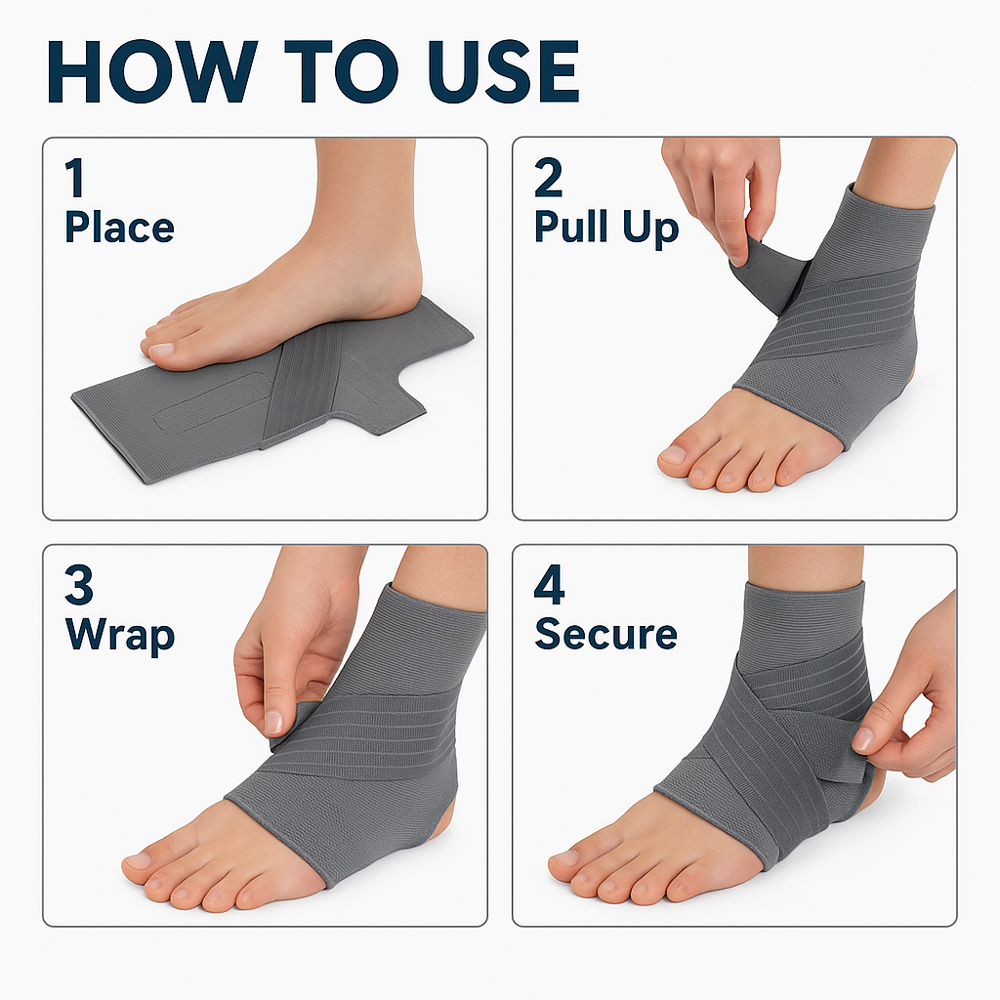 Ankle Binder Grey - Feature: Good Quality
