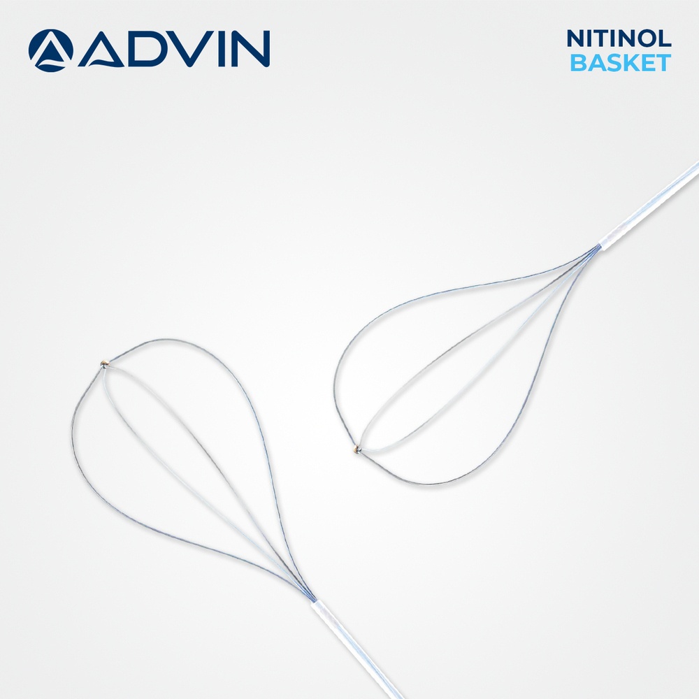 Manual Nitinol Stone Retrieval Basket