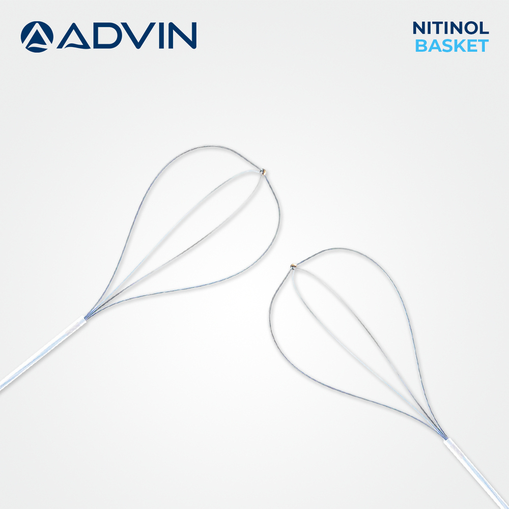 Manual Nitinol Stone Retrieval Basket