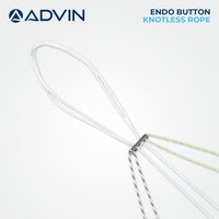 Endo Button Knotless Rope - Durable Biocompatible Polymer | Enhanced Fixation Strength, Stress Reduction, Minimal Invasion Technique