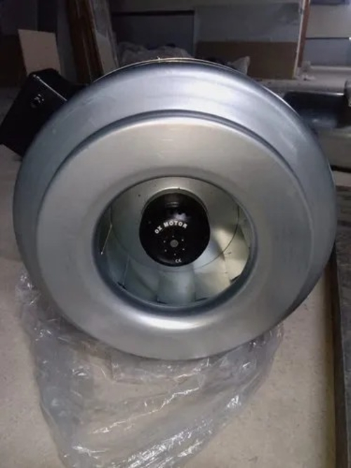 Circular Inline Fan - Color: Sliver