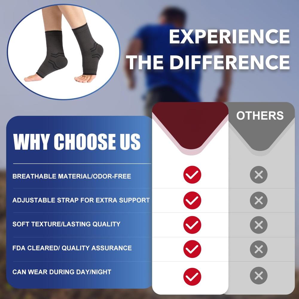 Ankle Binder With Support Black - Feature: Good Quality