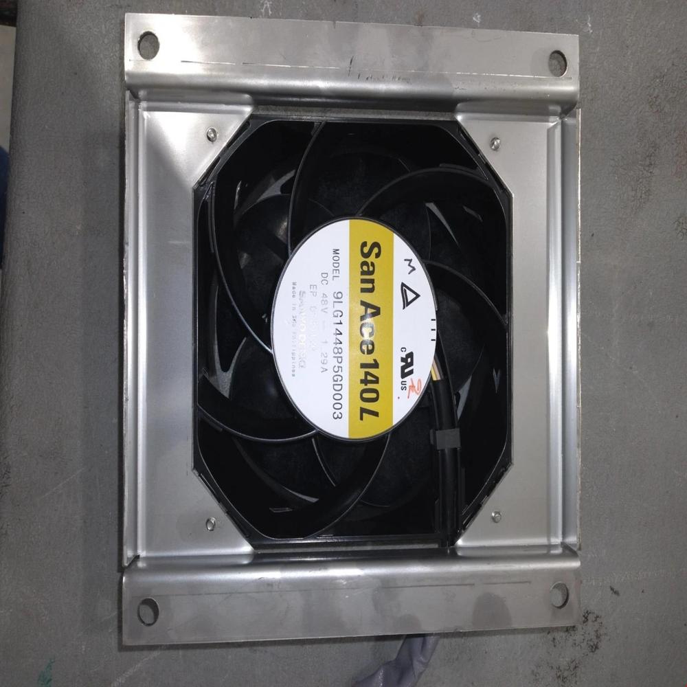 SANYO DENKI 9LG1448P5GD003 DC 48V 1.29A 9238mm SANACE140 Axial Cooling Fan
