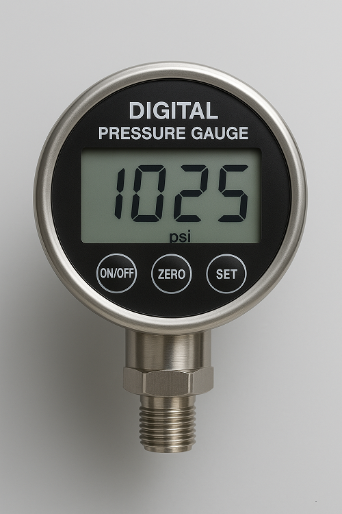 Digital pressure gauges