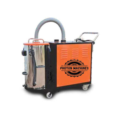 3 Phase Industrial Vacuum Cleaner Machine - Material: Stainless Steel & Pvc