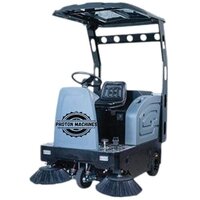 Pms-1450 Ride On Sweeper Machine - Cleaning Process: Acid Cleaning / Picking