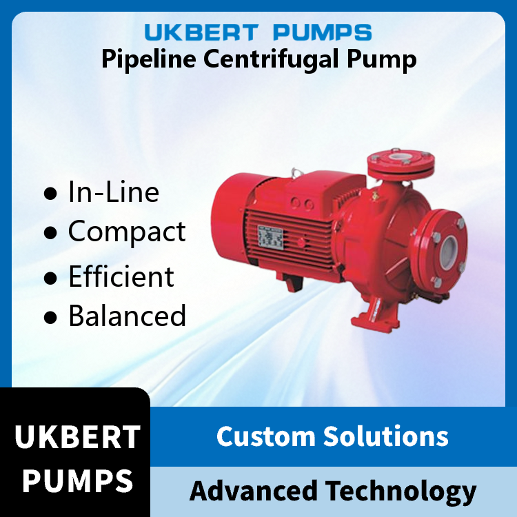 Horizontal Pipeline Centrifugal Pump - Application: Sewage