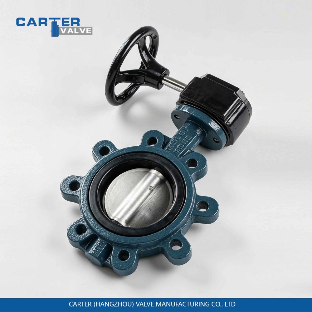 Lug Butterfly Valve / Lug Type Butterfly Valve, Ductile Iron, Lug, Manual Lever Operated, Soft Seated Structure, Water/Oil/Gas