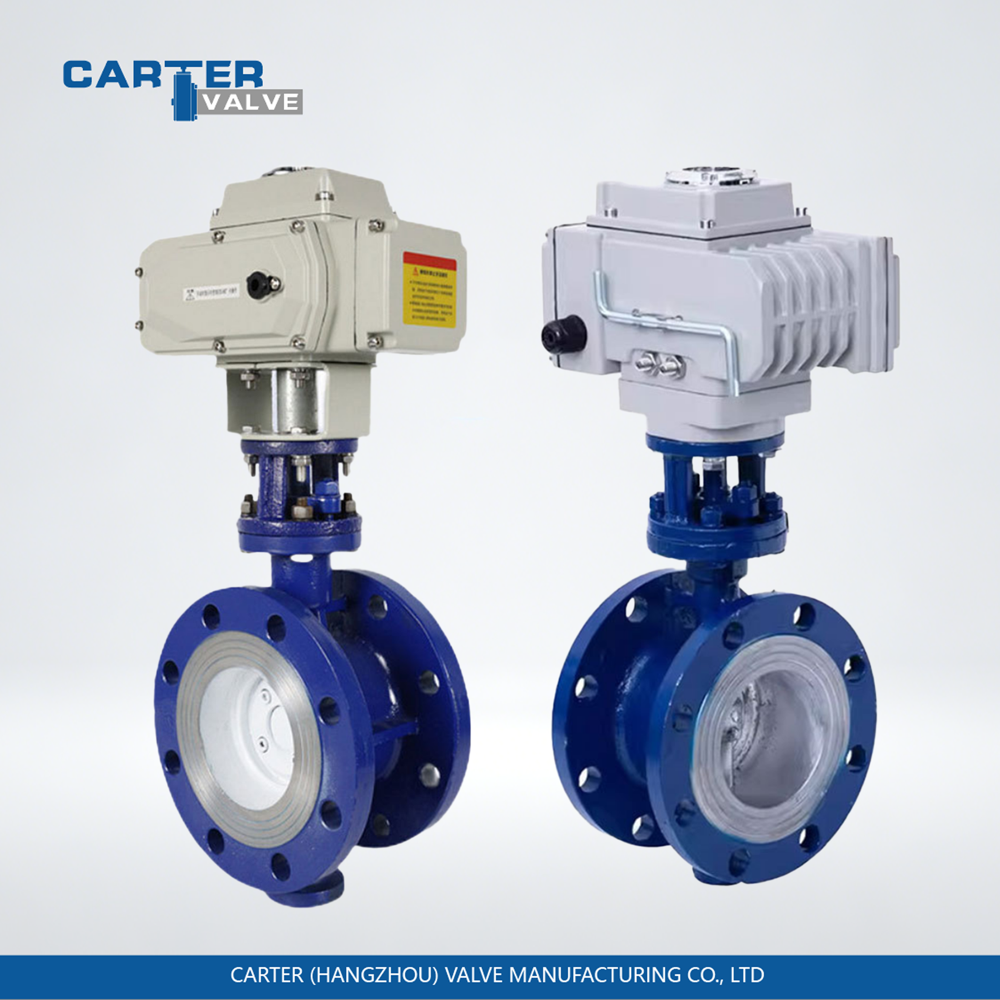 Electric Butterfly Valve / Triple Offset Butterfly Valve, Cast Steel, Flanged, Electric Actuated, Metal Seated Structure, Steam/gas/oil, Api Standard - Application: Petroleum