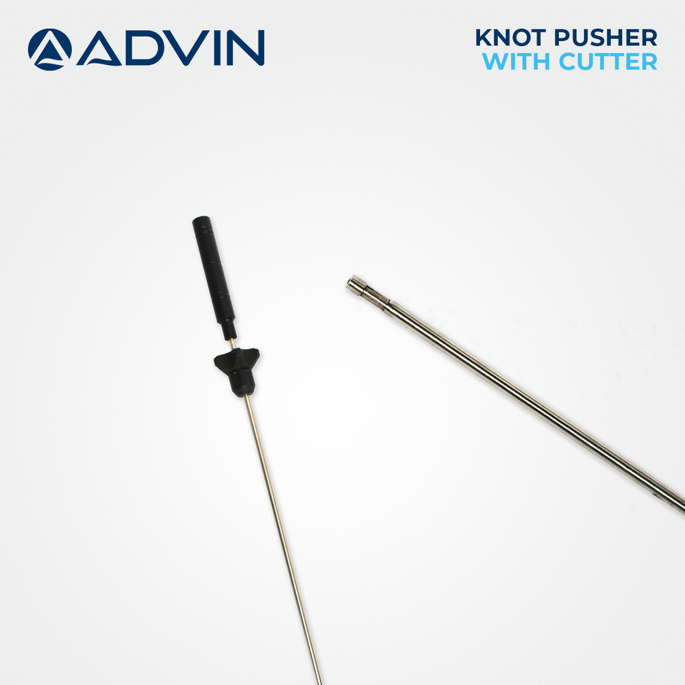 Laparoscopic Knot Pusher With Cutter