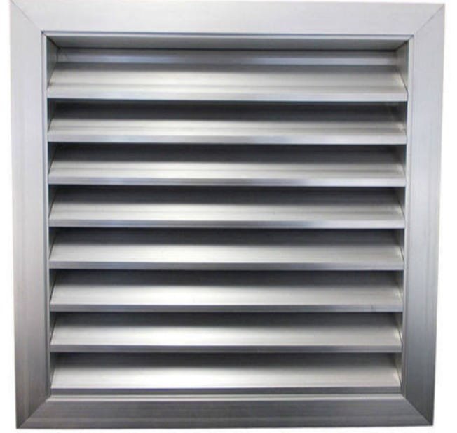 Aluminum Ventilation Louvers - Color: Sliver
