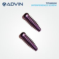 Titanium Interference Screw - Acl Repair Device | Advanced Fixation Strength, Minimally Invasive Technique, Enhanced Stress Reduction, Greater Patient Flexibility