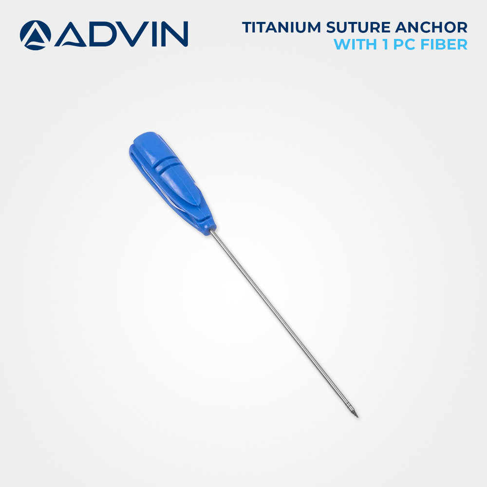 Titanium Suture Anchor With 1 pc Fiber