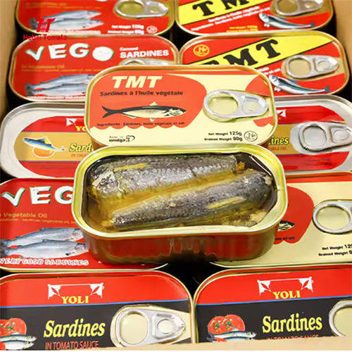 125g Canned sardine in vegetable oil