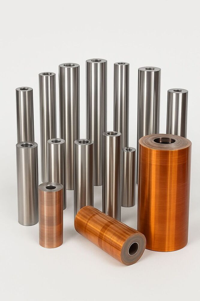 Rotogravure Printing Cylinder - Color: Silver
