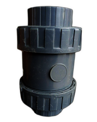 Pvc Non Return Valve Grey - Height: As Per Size