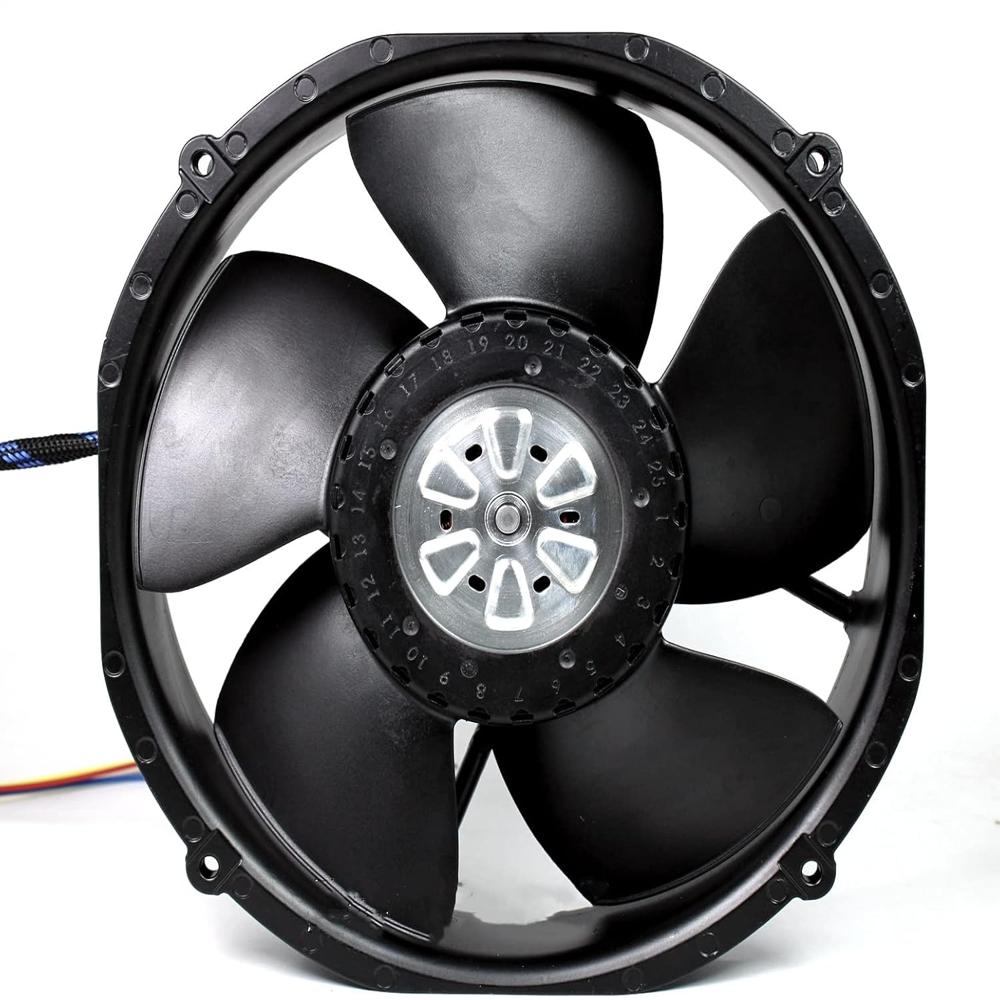 Ebm Papst 2218f/2tdhhp 200x200x50mm 20cm Dc48v 48w 1.0a 4-wire Axial Cooling Fan - Color: Black