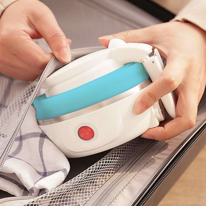 Portable Silicon Foldable Kettle - Coating Type: Ceramic
