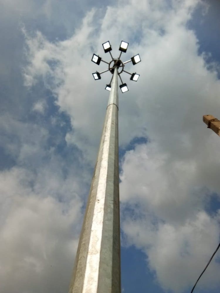 Swaged Pole - Color: Grey