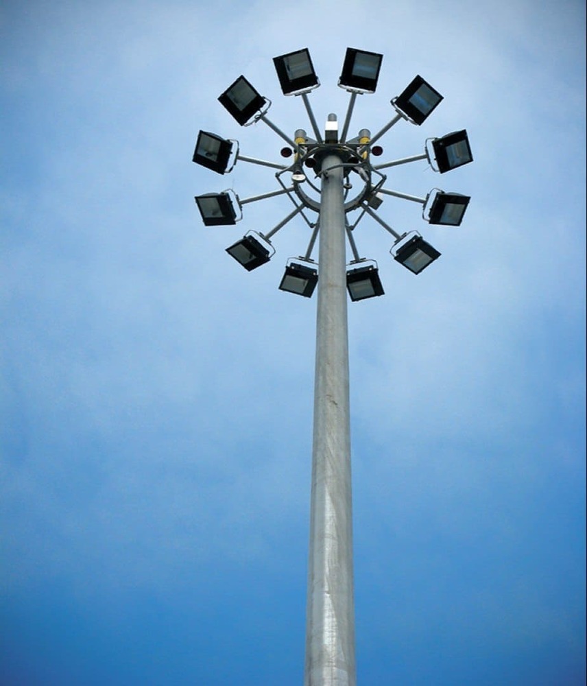 Solar Mast Light - Color: Grey