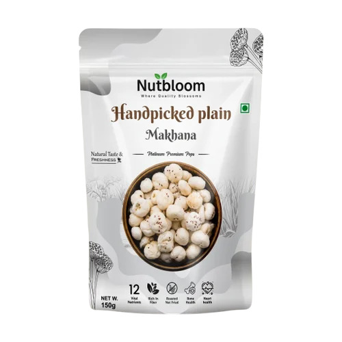 Nutbloom Handpicked Plain Makhana - Cultivation Type: Organic