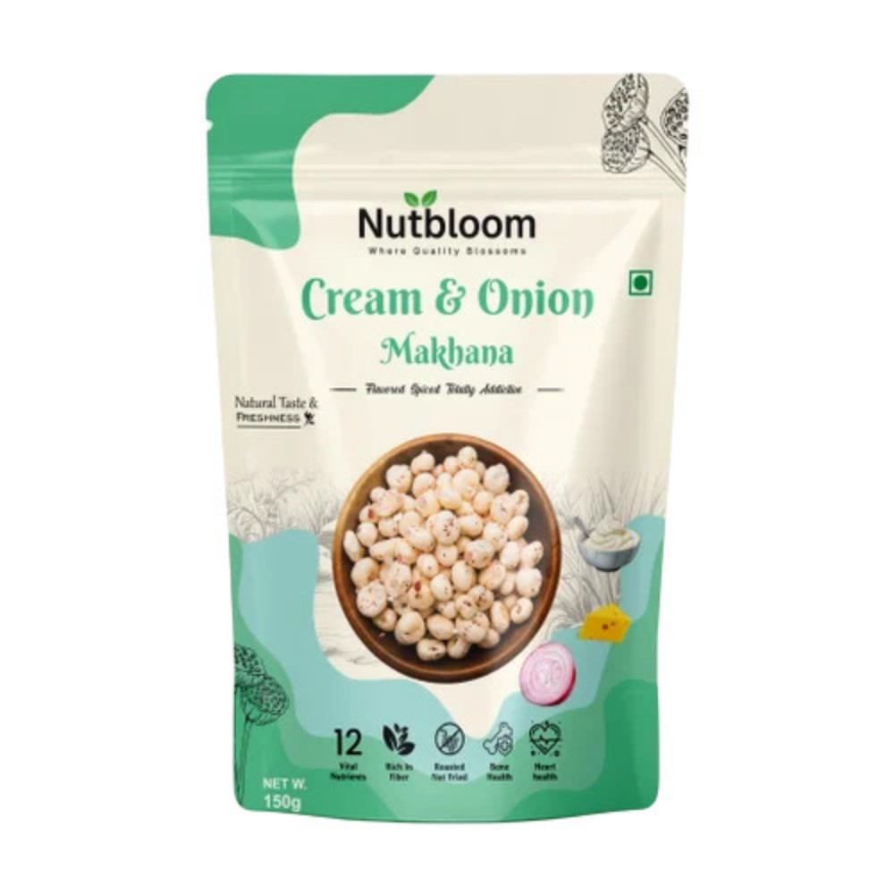 Cream Onion Makhana - Cultivation Type: Organic