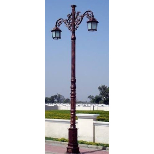 Garden Lighting Pole - Color: White