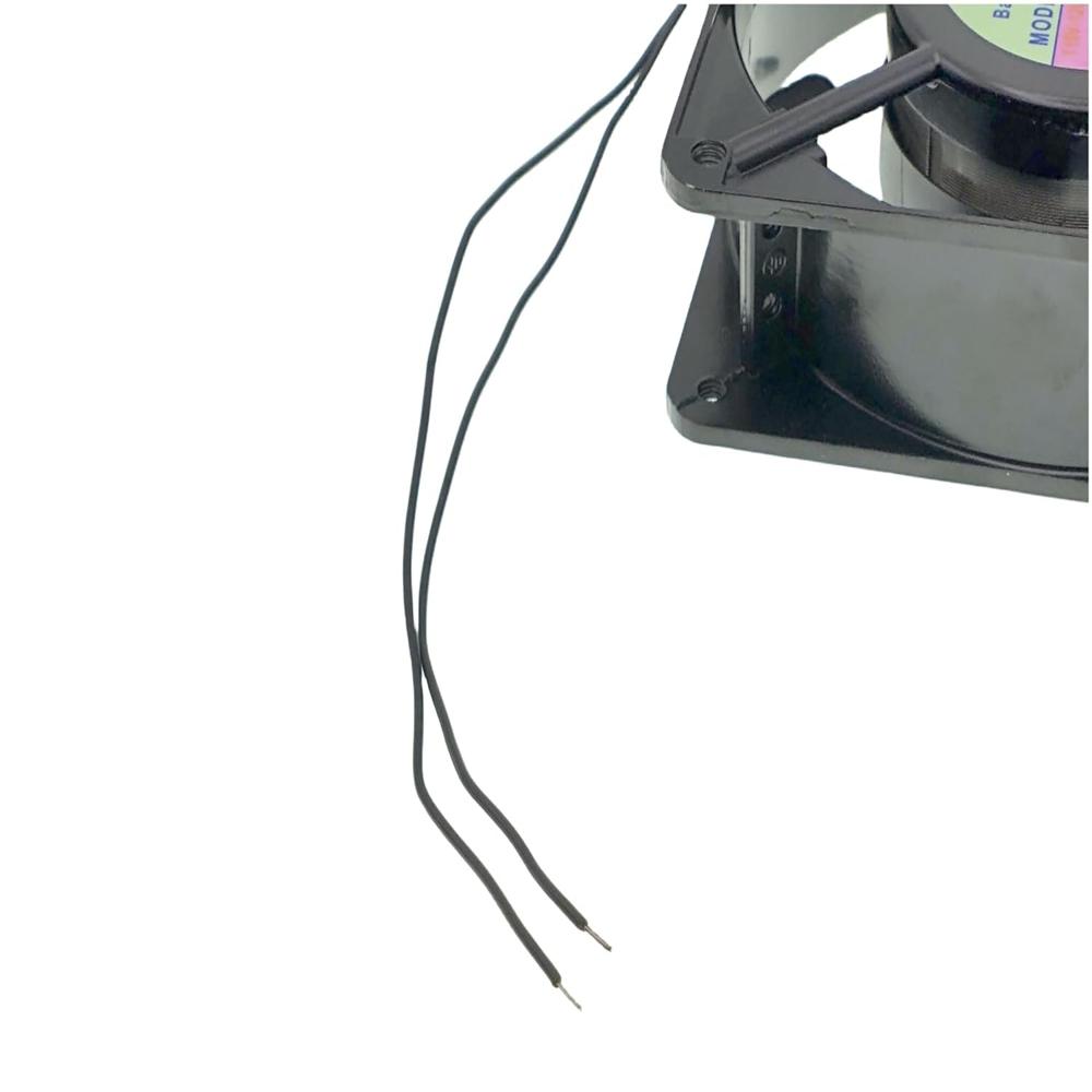 Suntronix Sj1238ha1 Axial Fan, Ac 110v~120v 0.27a 50-60hz,2-wire Ball Cabinet Cooling Fan Size:120x120x38mm. - Color: Black