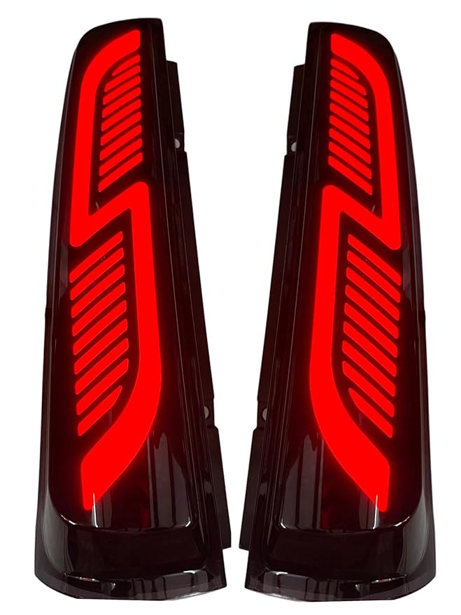 K D Pillar Light For Mahindra Scorpio S2/s10/s11 (All S Variants) Right & Left Both Sides (Pair) Led (Black Smoky) - Feature: Weather Resistant