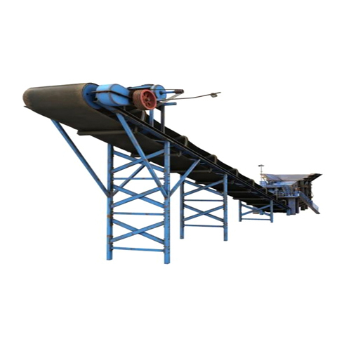 Truck Loading Conveyors - Color: Blue Paint Coated