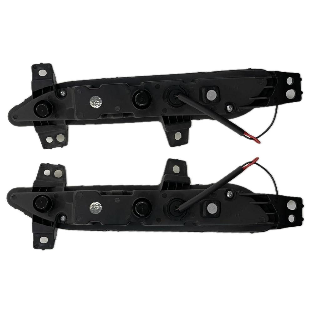 K D Bumper Drl Light For Mahindra Scorpio Classic (Pair) 2022-now (White Led) - Body Material: Plastic
