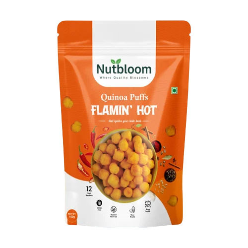 Nutbloom Flamin Hot Quinoa Puff - Application: Food Industry
