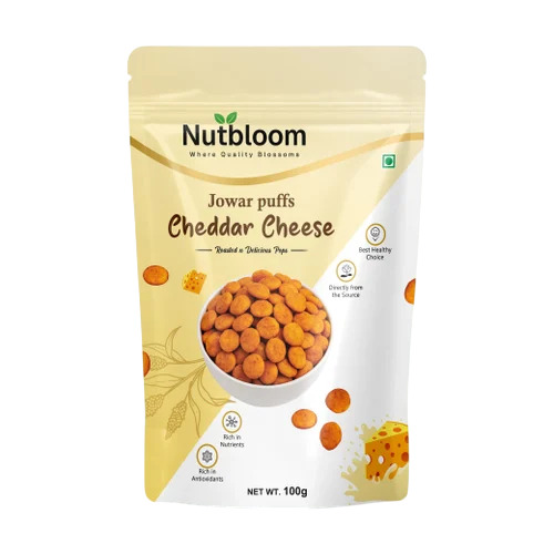 Nutbloom Cheddar Cheese Jowar Puff
