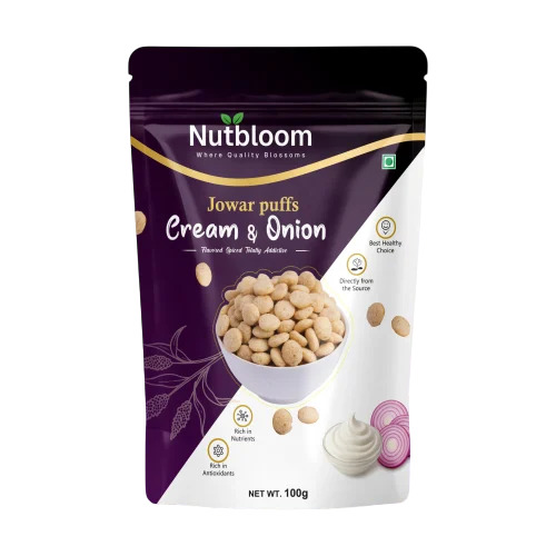 Nutbloom Cream Onion Jowar Puff - Application: Food Industry