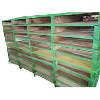 Green 2 Way Wooden Pallet - Color: Brown