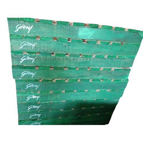 Green 2 Way Wooden Pallet