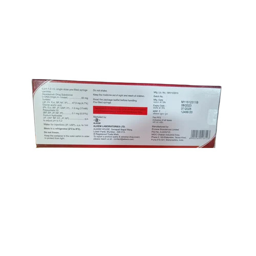 Denub 60 Mg - Drug Type: Injection
