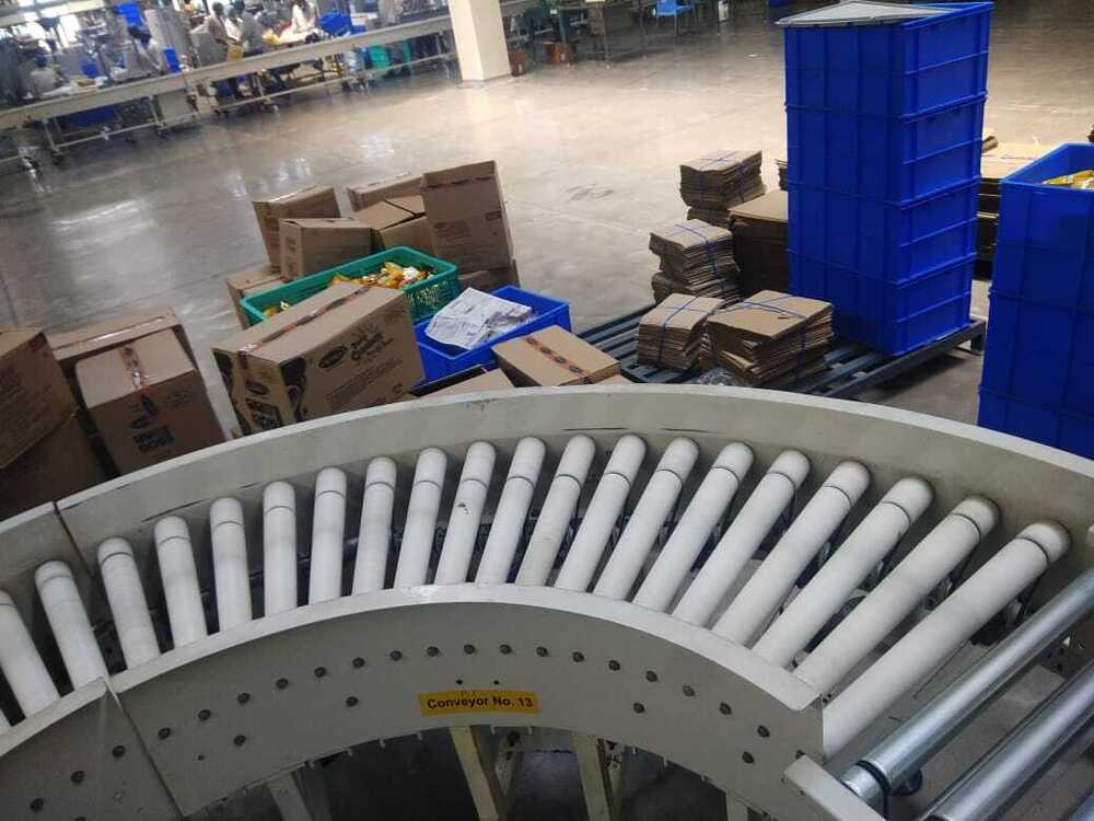 Powerised Roller Conveyor - Color: Customized