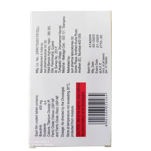 Bonitar 400 Mg - Drug Type: General Medicines