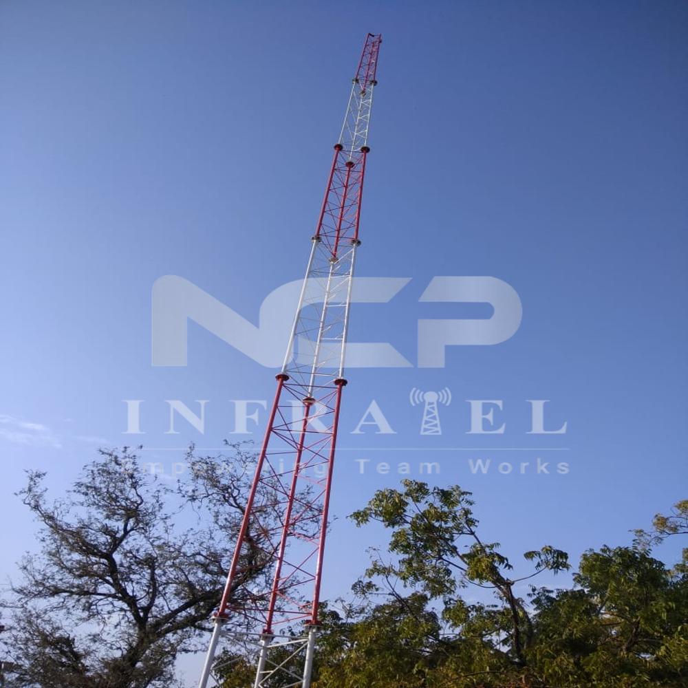 High Mast Tower - Color: Red And White