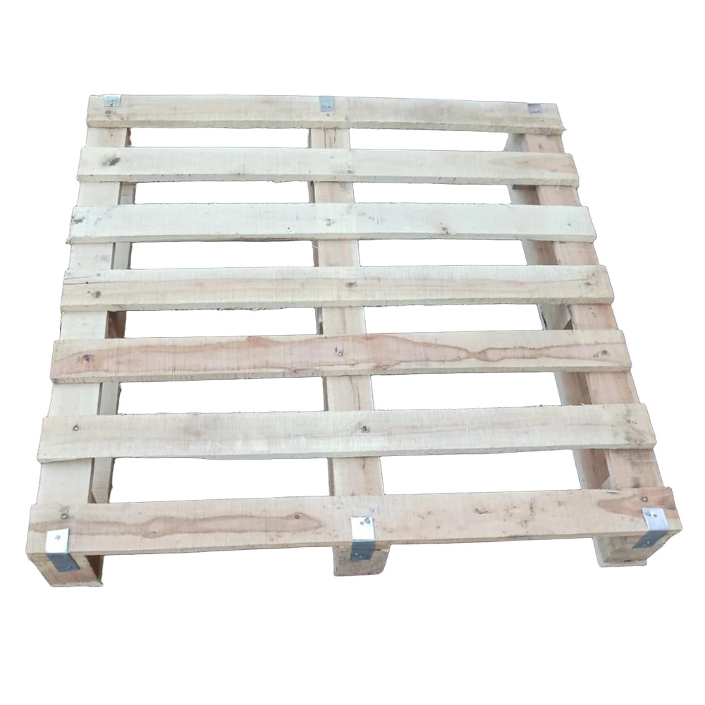 5X5 Feet Square Wooden Pallet - Color: Brown
