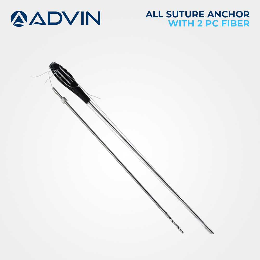 All Suture Anchor with 2 pc Fiber