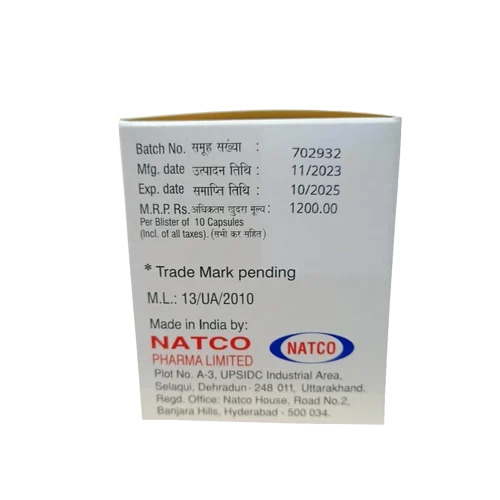 Nilotinib Capsules 200mg Knilonat 200mg