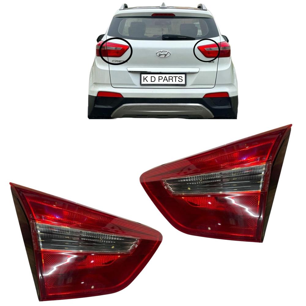 K D Taillight/Dicky light assembly For Hyundai Creta Type 1 (Right & Left Side) 2015-2018
