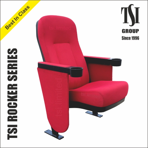 Auto Tip-Up Cinema Seats - Color: Red