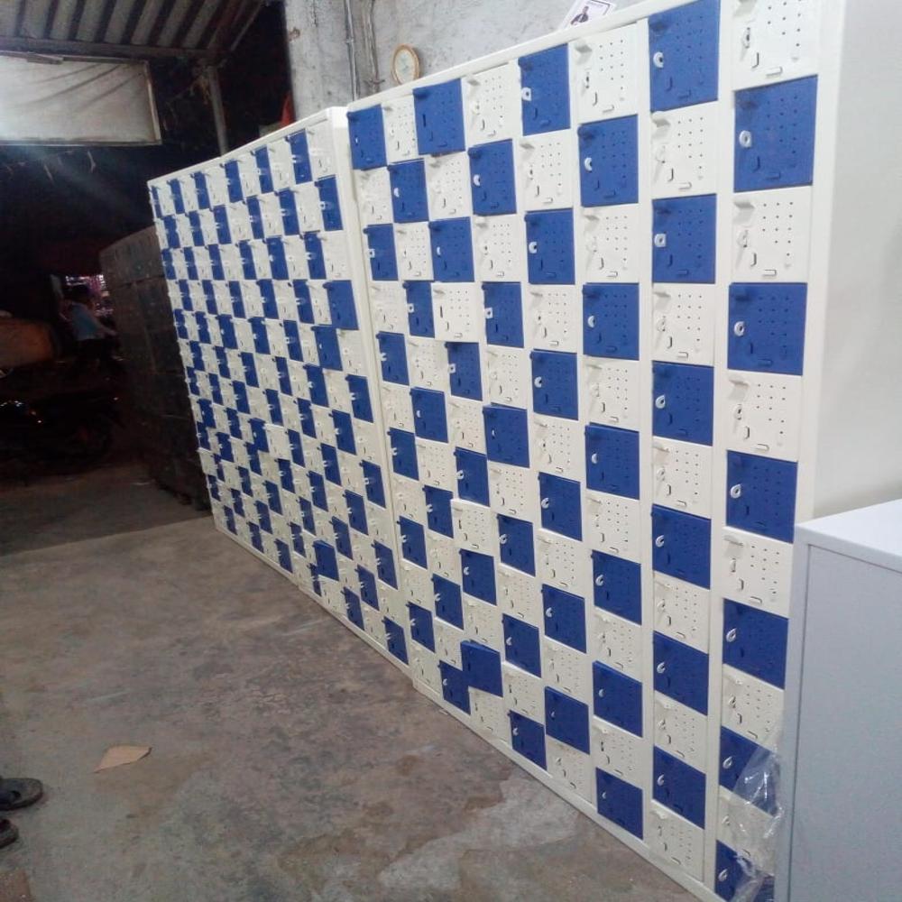 66 Door Mobile Phone Locker_rolex India Engineering - Color: White