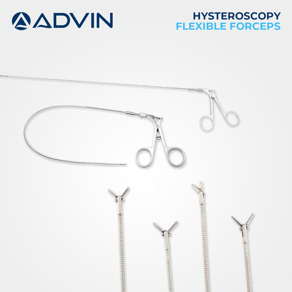 Hysteroscopy Forceps - Reusable, Flexible & Semi-flexible Types, Strong Grasping With Autoclavable Design